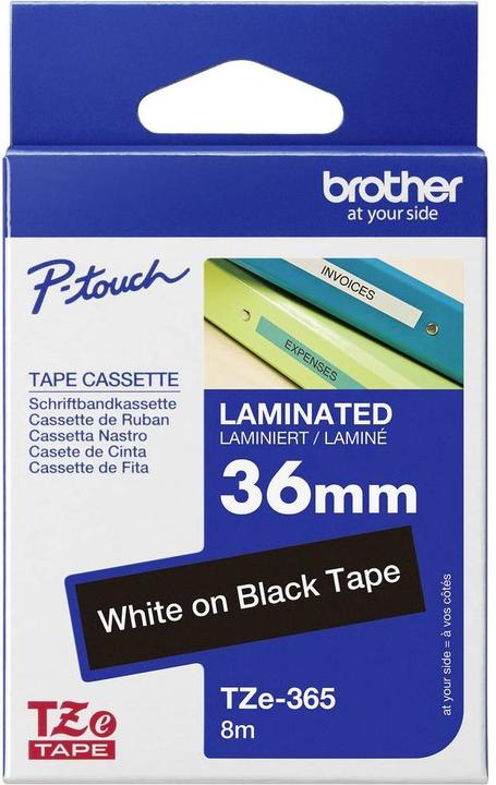 Immagine prodotto Brother Tze-365 (3.60 cm, Nero, Bianco)