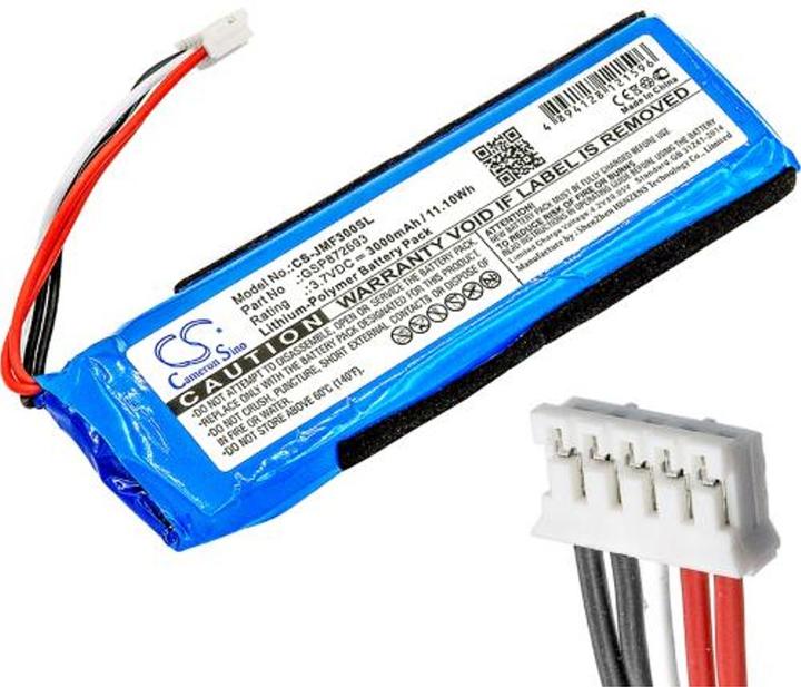 Actual product image CS Cameron Sino Battery for Jbl Flip 3 etc (1 pcs., Device specific, 3000 mAh)