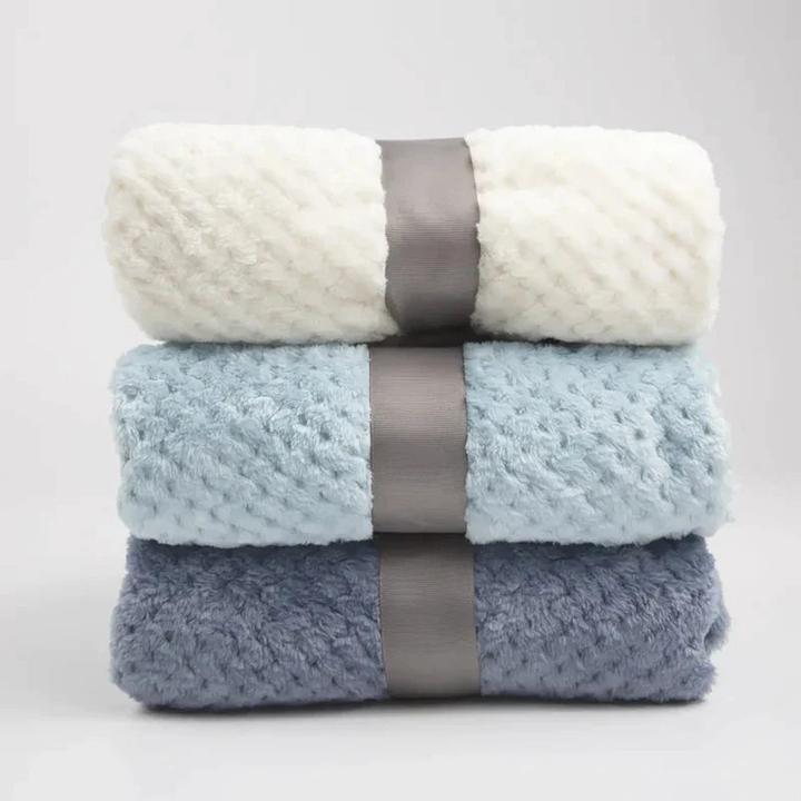 Immagine prodotto Alopini Coperta per neonati Morbida coperta in pile per bambini Spessa trapunta per letto Coperta avvolgente (70 x 100 cm)