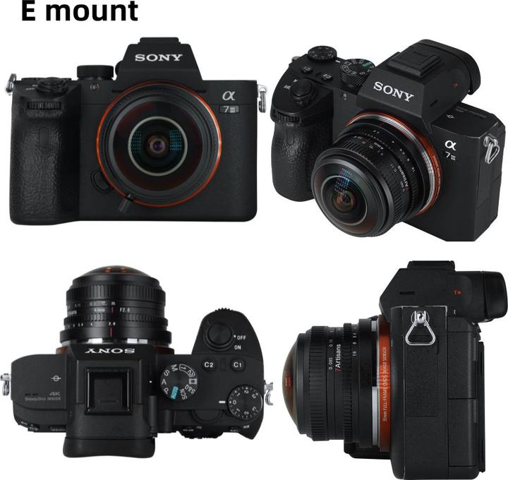 Image du produit 7artisans 4mm F/2.8 Sony E-Mount (Sony E, APS-C / DX)