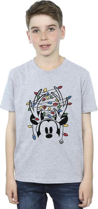 Produktbild Disney Mickey Mouse Christmas Head Lights TShirt Jungen (140, 146)