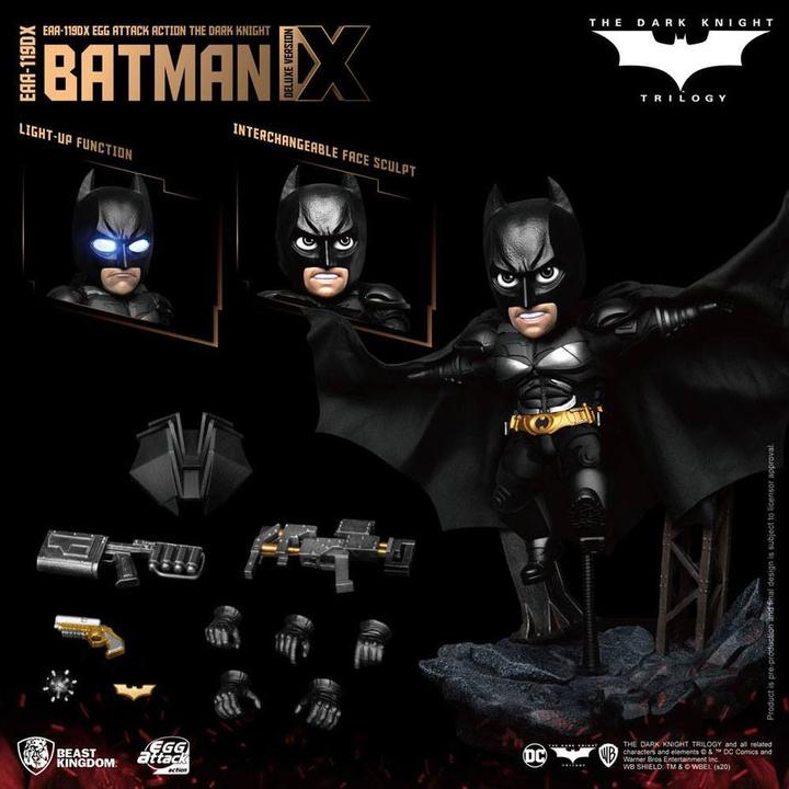 Image du produit Beast Kingdom DC Comics : The Dark Knight - Deluxe Batman 6 inch Action Figure