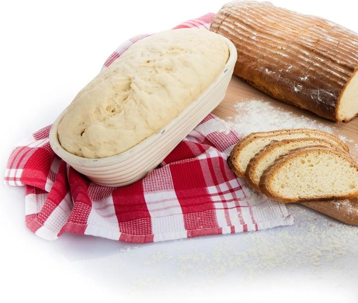 Actual product image Westmark Set of oval proofing baskets with cover 27.5 x 14 x 7.1 cm