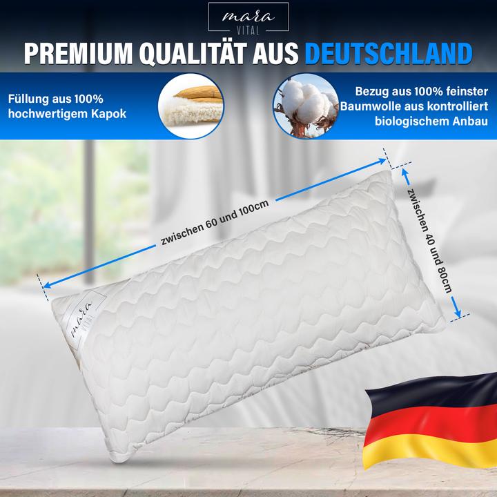 Produktbild Mara Vital Kapokkissen (65 x 65 cm)