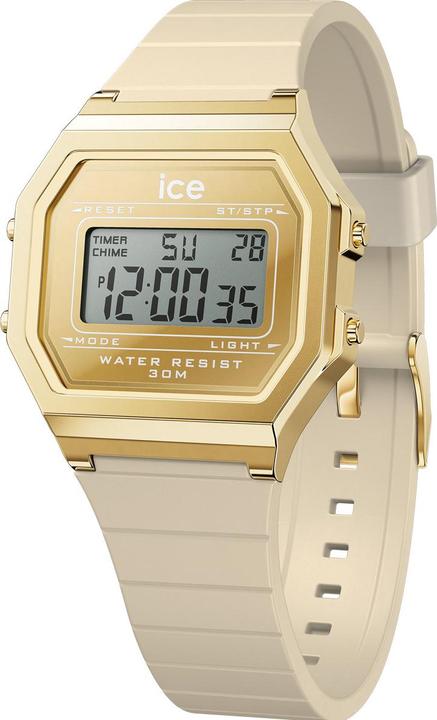 Image du produit ICE Watch ICE-Watch ICE digit retro - Metal gold mirror - Almond skin - Small Watch (32 mm)