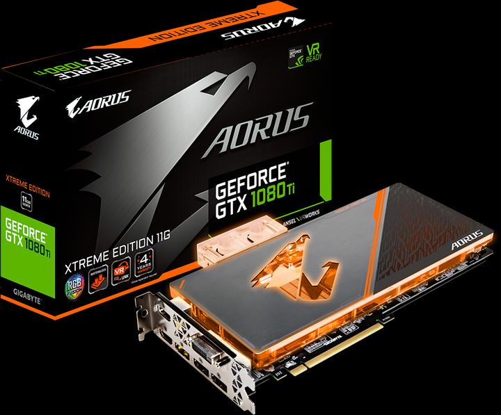 Image du produit Gigabyte GeForce GTX 1080 Ti Waterforce WB Xtreme Aorus (11 Go)