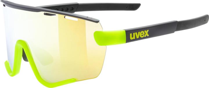 Image du produit Uvex Sports sportstyle 236 set (Tapis jaune noir, miroir argent/clair (S2/0), Miroir Jaune)