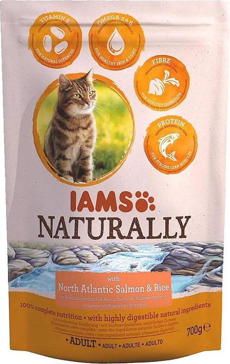 Immagine prodotto Konjac Sponge Cat Naturally Adult Salmone 0,7 kg (Adulto, 5 pz., 700 g)