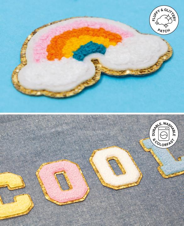 Image du produit I Am Creative Ecusson Iron on patch Arc-en-ciel (3 x)