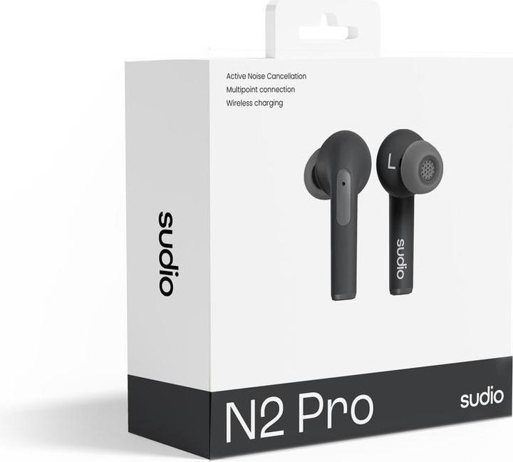 Immagine prodotto Sudio N2 Auricolari in-ear true wireless - draadloze oordopjes - met active noice cancellation (ANC) - (ANC, 6 h, Cablato)