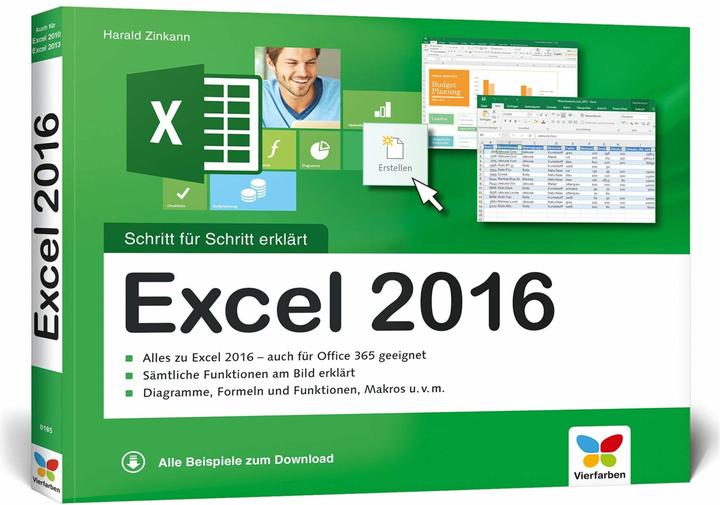 Actual product image Excel 2016 (German, Harald Zinkann, 2016)