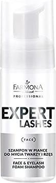 Farmona PROFESSIONAL Expert Lashes Face & Eyelash Foam Shampoo szampon w piance do mycia twarzy (100 ml)