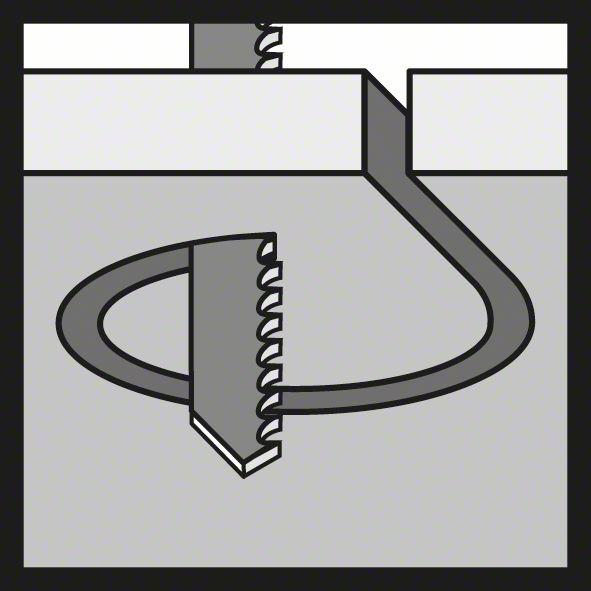 Produktbild Bosch Professional Zubehör Stichsägeblatt T 118 EOF Flexible for Metal, 3er-Pack