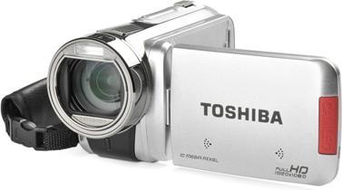 Actual product image Toshiba Camileo X100, Full HD camcorder, 1080p, silver (10 x)