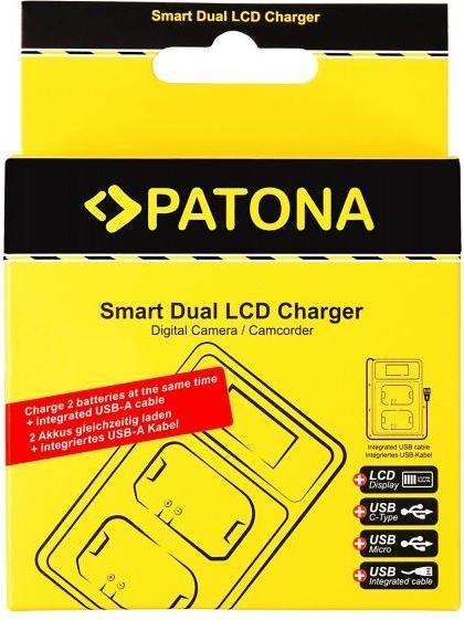 Produktbild Patona Ladegerät Smart Dual LCD USB Panasonic DMW-BLG10 (Ladegerät)