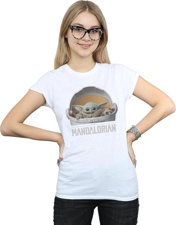 Immagine prodotto Star Wars The Mandalorian The Child Pod Maglietta Donna (L)