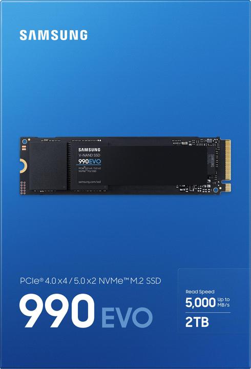 Actual product image Samsung 990 EVO (2000 GB, M.2 2280)