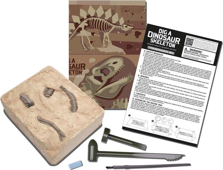 Immagine prodotto 4M Scheletro di Tyrannosaurus Rex - Set di scavi - Paleontologia - Bambino - 8 anni