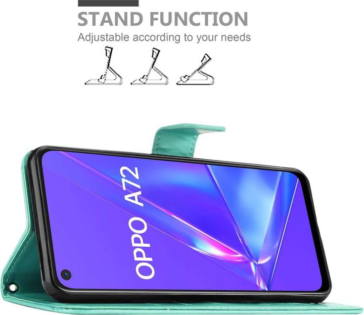 Immagine prodotto Cadorabo Custodia per Oppo A72 Flower Book (Oppo A72)