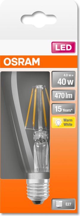 Actual product image Osram Led Retrofit Classic St (E27, 4 W, 470 lm, 1 x, E)
