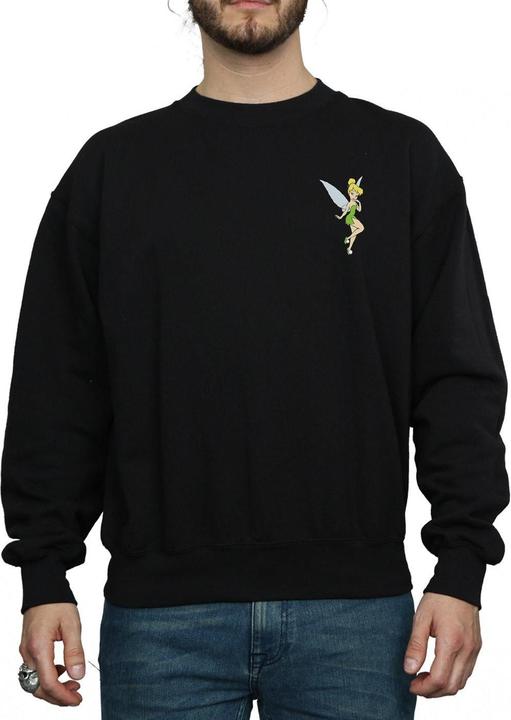 Actual product image Disney Mens Tinkerbell Chest Sweatshirt (XL)