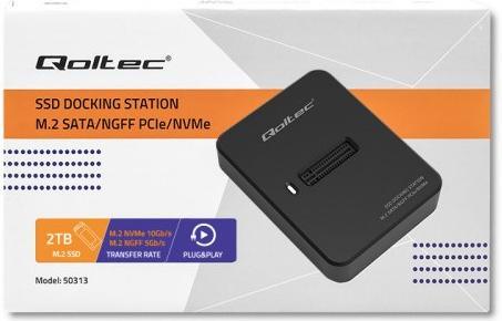 Image du produit Qoltec 50313 Station d'accueil SSD