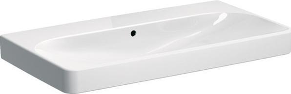 Produktbild Geberit Waschtisch Smyle Square 90 cm wei ohne Hahnloch 500250011 (480 mm, 900 mm)