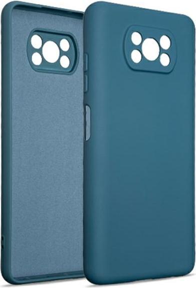 Actual product image Beline Silicone case Xiaomi Poco X3 niebieski/blue (Xiaomi Poco X3)