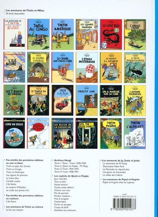 Image du produit Le sceptre d'Ottokar (Français, Hergé, 1998)