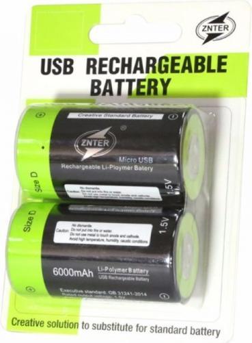 Image du produit Znter Mono D 1,5V 6000mAh 2er Blister (2 pcs, 6000 mAh)