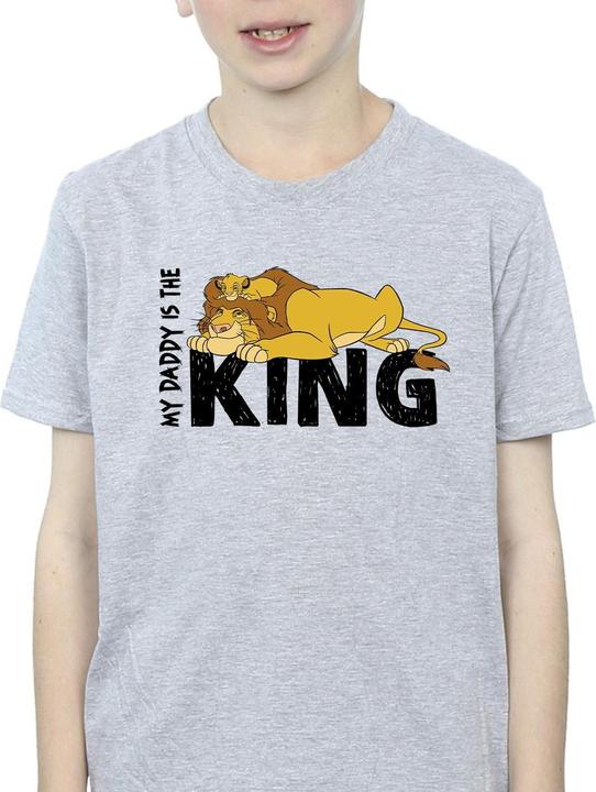 Actual product image Disney Boys The Lion King Daddy Is King T-Shirt (140, 146)
