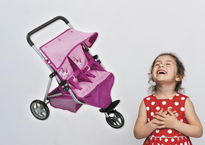 Actual product image Knorrtoys Zwillingspuppenwagen Duo - UMA.Das Einhorn