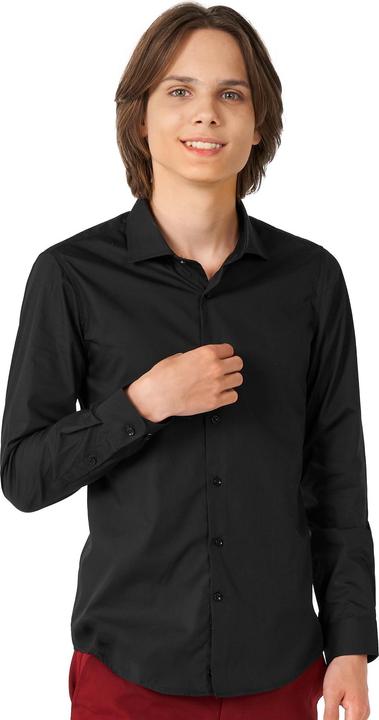 Produktbild OppoSuits Teen Black Knight Hemd für Jugendliche (158, 164)
