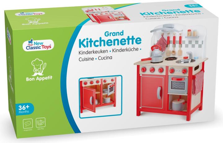 Immagine prodotto New Classic Toys Cucina - Bon Appetit - DeLuxe - Rosso