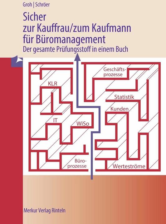 Immagine prodotto Merkur Sicher zur Kauffrau/zum Kaufmann für Büromanagement (Tedesco, Gisbert Groh, Volker Schröer, 2024)