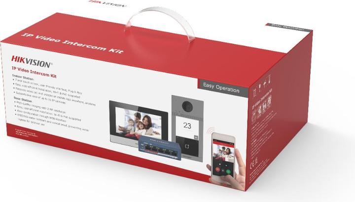 Produktbild Hikvision DS-KIS604-S(C) Türsprechstellenset IP (Ethernet)