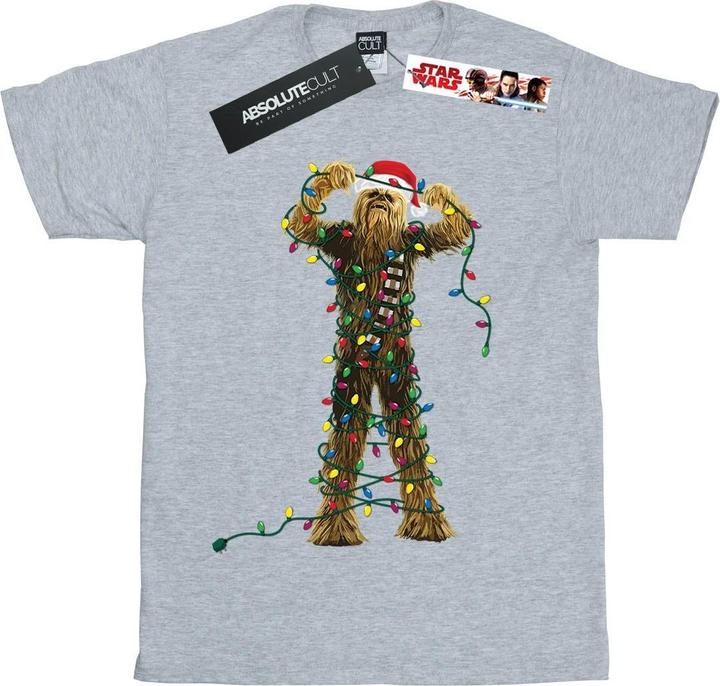 Produktbild Star Wars Chewbacca Christmas Lights TShirt Jungen (140, 146)