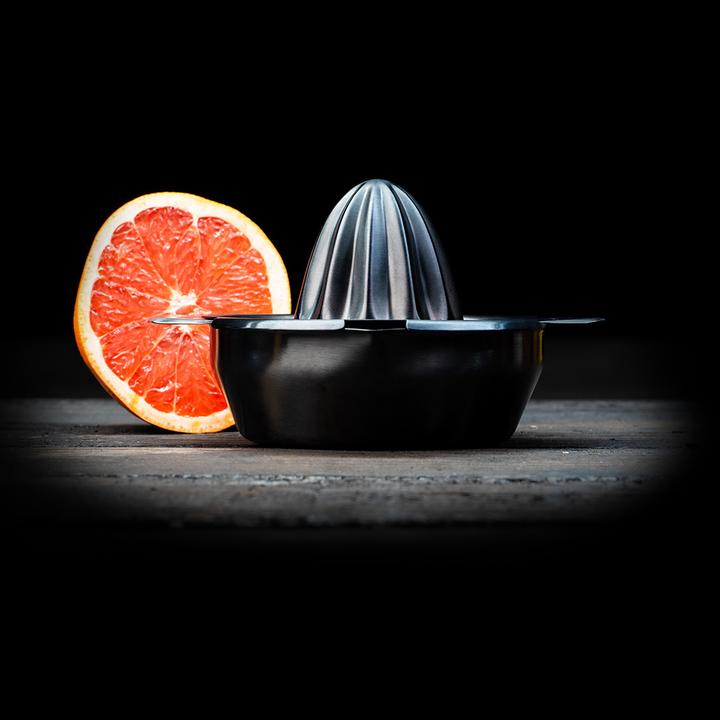 Actual product image Lurch Citrus press stainless steel smokey grey