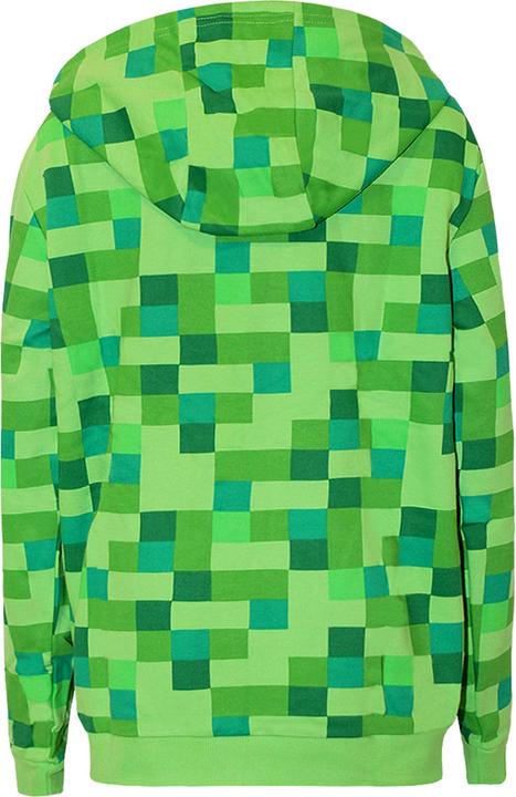 Actual product image Minecraft Childrens/Boys Creeper Character Hoodie (116)