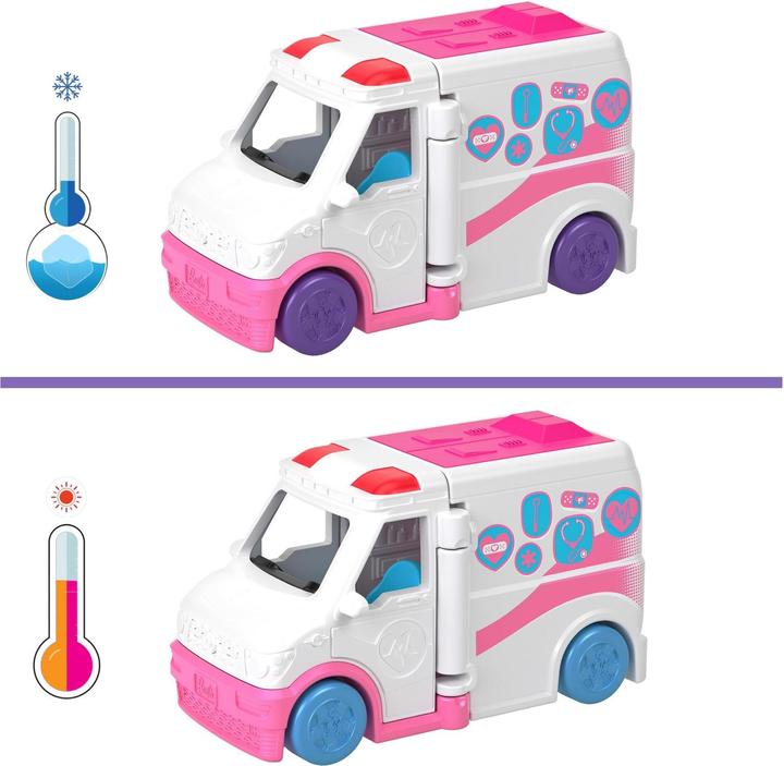 Actual product image Barbie Mini BarbieLand Ambulance with doll