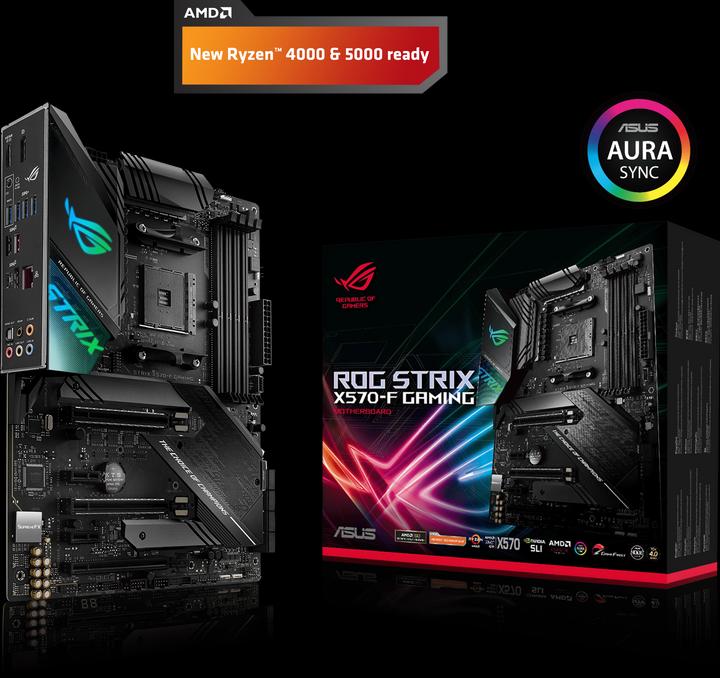 Image du produit ASUS Rog Strix X570-F Gaming (AM4, AMD X570, ATX)