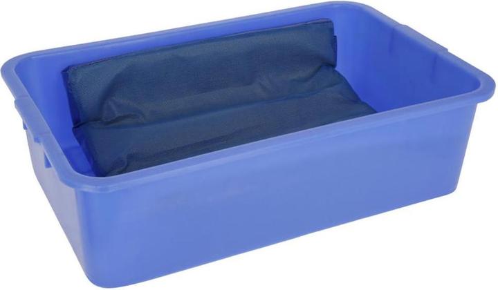 Immagine prodotto Kerbl 16536 Vasca universale in plastica, blu, 63cm x 39cm x 17cm, capacità 29,5L