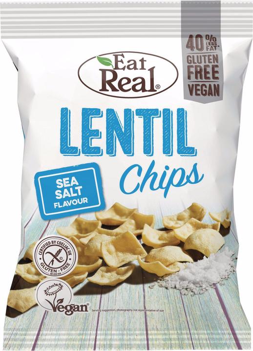 Immagine prodotto Eat Real Lenticchie Chips Sale marino 113 g (113 g)