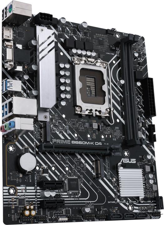 Produktbild ASUS Mainboard||Intel B660|LGA1700|MicroATX|Speicher DDR4 (LGA 1700, Intel B660, mATX)