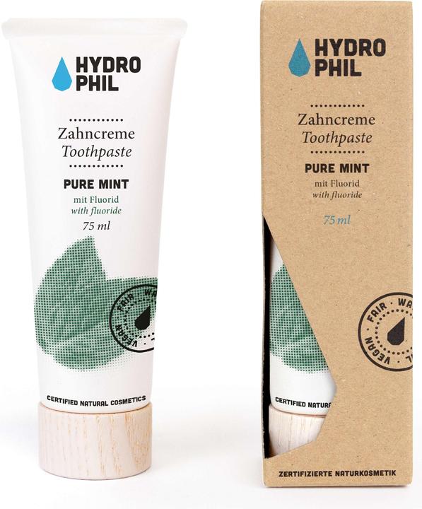 Image du produit Hydrophil Dentifrice Pure Mint au fluorure (75 ml)