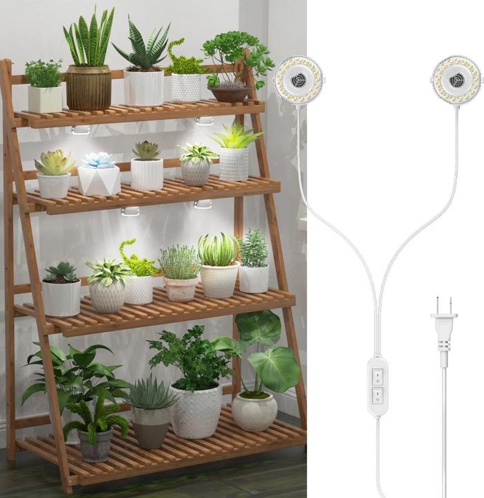 Actual product image Sansi Grow Light Dual Head (LED, 230 V)