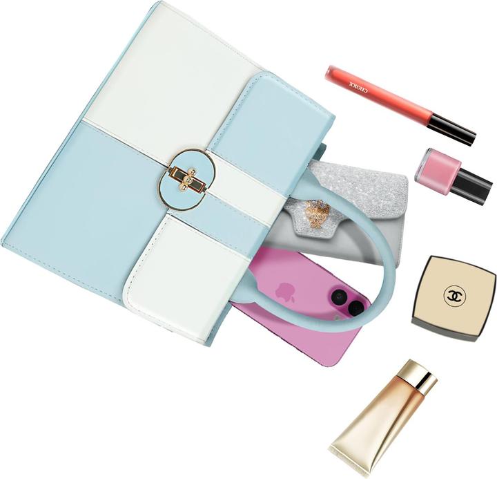 Produktbild Gallantry C-0184-LBLUEWHITE Handtasche