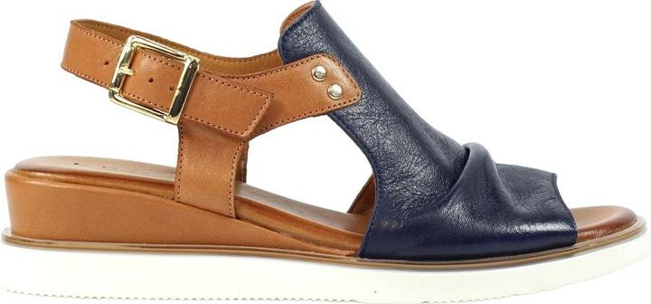 Actual product image Lunar Womens/Ladies Steffi Leather Wedge Sandals (39)