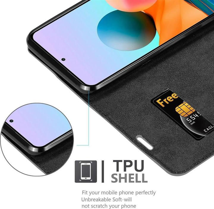 Immagine prodotto Cadorabo Libro Invis. Coperchio magnetico (Xiaomi Redmi Nota 10S, Xiaomi Mi Note 10)