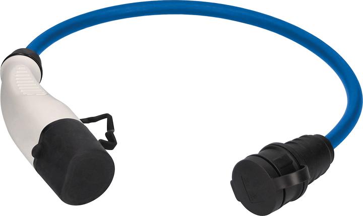 Productafbeelding As - Schwabe Elektrische auto adapter oplaadkabel mode 3 type 2 naar veiligheidsstekker (Type 2, 3.60 kW, 16 A, 0.50 m)